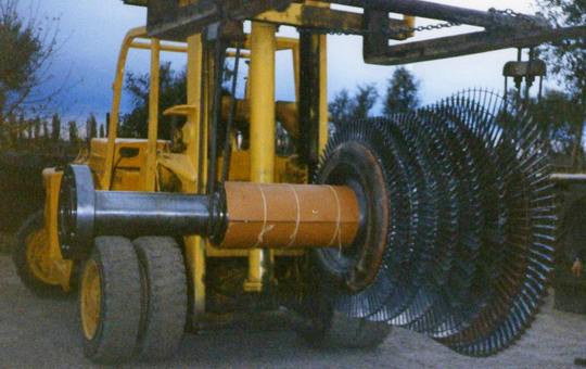 Mecanizado de Rotor de Turbina a Vapor